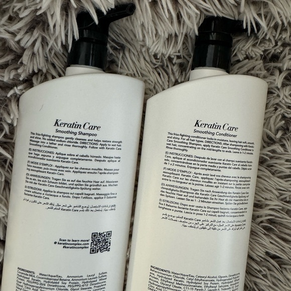 Keratin complex shampoo & conditioner smoothing set. - Picture 4 of 5